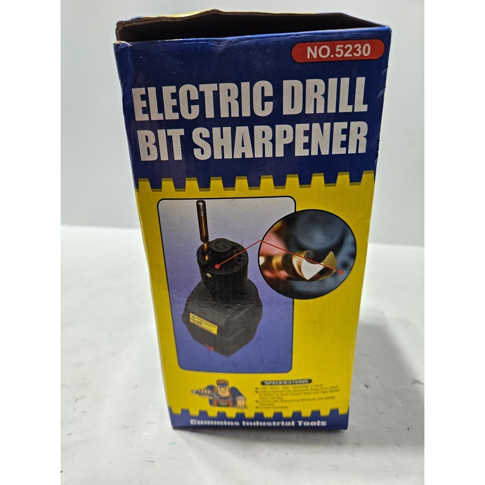 Cummins Industrial Tools No. 5230 Electric Drill Bit Sharpener 1600 RPM 70W - Picture 5 of 12